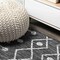 Jonathan Y Nokat Tribal Bohemian Black/Ivory 2 ft. x 10 ft. Indoor/Outdoor Runner Rug SMB131E-210 - alternate 5