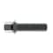Zoro Select Not Graded, 5/16"-18 Flange Bolts, Plain Stainless Steel, 1 in L, 5 PK 1-12B-31C-100 - alternate 4