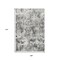 Homeroots 9' X 12' Gray Brown And Ivory Abstract Washable Indoor Outdoor Area Rug 643587 - alternate 3