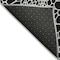 Homeroots 3' X 5' Black And Ivory Geometric Washable Indoor Outdoor Area Rug 595055 - alternate 3