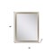 Homeroots 45" Gold Accent Mirror 632781 - alternate 4