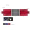 Mytee Products Heavy Duty 18oz 3 Pc Lumber Tarp (8 ft Drop) - Red-Black 3PCLT-R-B-R - alternate 3