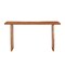Homeroots 57" Chestnut Solid Wood Sled Console Table 521957 - alternate 5