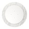 Homeroots 40" White And Gray Rounded Marble And Metal Pedestal Base Dining Table 520846 - alternate 7