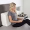 Lavish Home Folding Wedge Pillow Memory Foam Pillow with Bamboo Fiber Cover for Better Sleep, Ivory 82-TEX1019 - alternate 4