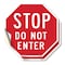 Signmission Stop Do Not Enter, 10 inch X 10 inch, Vinyl Decal, 2PK OC-D-2PACK-10-11 - alternate 1
