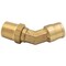 Mytee Products 45-DEGREE DOT Brass 3/8 inOD X 3/8 inNPT Male Non-Swivel Elbow Air Brake 5PK MP-ABF-45ELBOW3838 - alternate 6