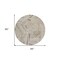 Homeroots 8' Beige Brown And Ivory Round Geometric Washable Indoor Outdoor Area Rug 594751 - alternate 3
