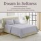 Lavish Home Queen Size Bed Sheets 4-Piece Brushed Microfiber Sheet Set 2 Pillowcases, Flat, and Fitted Sheets 66-MF75S-Q-SIL - alternate 4