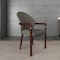 Leisuremod Opaline Series Elegant Wooden Dining Chair in Two-Tone Kahki OC24KA - alternate 6