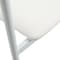 Leisuremod Kora Modern Leather Dining Arm Chair with Iron Legs in White, 2PK KCW-21W2 - alternate 3