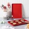 Martha Stewart 6 Piece Carbon Steel Bakeware and Cookie Cutter Set in Red 140355.06 - alternate 5