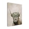 Trademark Fine Art Outdoor Canvas Art - Yvette St. Amant 'Harvest Cow Sage' Wall Art for Patios, or Gardens WAP33090-OC3547WR - alternate 1