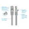 Monoprice Ethernet Cable, Cat 6, Gray, 25 ft. 2315 - alternate 3