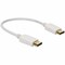 Add-On DisplayPort Male to DisplayPort Male White Cable For Resolution Up to 3840x2160 (4K UHD) DISPLAYPORT1FW - alternate 4