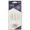 Hardware Resources KasaWare White Single Magnetic Catch, 2PK KFCMS-A-WH2 - alternate 2
