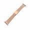 Elegani Rose Gold Classic Multi-Link Stainless Steel Replacement Band Compatible with Apple Watch 49mm BJBF-RGD-49mm - alternate 1