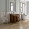 James Martin Vanities Brookfield 36 in Single Vanity, Honey Oak w/ Single Hole 3 CM White Zeus Silestone Top & Backsplash 547-V36-HNO-1WZ - alternate 3