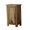 Homeroots 24" Brown Solid Wood Laundry Hamper With Lid 383587 - alternate 8