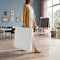 Flash Furniture Paige 30x60 Kid's Granite White Bi-Fold Plastic Folding Table with Carrying Handle RB-3060FH-KID-WH-GG - alternate 6