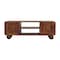 Homeroots 43in Brown Solid Wood Enclosed and Open Storage TV Stand 719197 - alternate 4