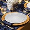 Smarty Had A Party 9 Clear Floral Round Disposable Plastic Buffet Plates 240 Plates, 240PK 729-CASE - alternate 5