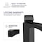 Anzzi Revere Series Single Hole Single-Handle Low-Arc Bathroom Faucet in Matte Black L-AZ037MB - alternate 5