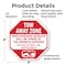 Signmission Tow Away Zone Unauthorized Vehicles, 6 Inch X 6 Inch, Plastic Sign OC-P-6-322 - alternate 5