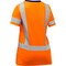 Bisley ANSI Type R Class 2 Women's Short Sleeve T-Shirt 313W1118H-O/M - alternate 2