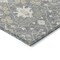 Homeroots 3' X 5' Gray Gold And Ivory Oriental Washable Indoor Outdoor Area Rug 598046 - alternate 5