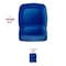 Smarty Had A Party 8.5" Blue Flat Rounded Square Disposable Plastic Buffet Plates (120 Plates), 120PK 4838B-CASE - alternate 3