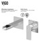 Vigo Atticus Single Handle Wall Mount Bathroom Faucet in Chrome VG05005CH - alternate 4
