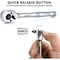 Neiko 0.25 in Drive 100-Tooth Reversible Oval Head Ratchet Wrench, 6 in Handle Length 03115A - alternate 4