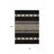 Homeroots 8' X 10' Black Ivory And Wheat Southwestern Washable Indoor Outdoor Area Rug 613888 - alternate 4
