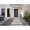 Vdomdoors Front Exterior Prehung Metal-Plastic Door, Manux 8933 Matte Black, Side Sidelite Transom, Office Co MANUX8933EXD-BLK-W36+14xH80-LH - alternate 1