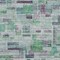 Homeroots 8' X 10' Artichoke Green Charcoal And Purple Striped Washable Indoor Outdoor Area Rug 603512 - alternate 5