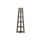 Homeroots 71" Oak Particle Board and Wood Five Tier Corner Bookcase 489811 - alternate 1