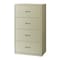 Hirsh 30" W 4 Drawer Lateral File Cabinet, Putty, A4/Legal/Letter 14956 - alternate 3