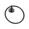 Paradise Bathworks Utopia, Towel Ring, Matte Black 71020 - alternate 2