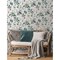 Advantage Sierra Silver Floral Wallpaper 4157-43059 - alternate 3
