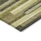 Homeroots 5' X 8' Olive Green Ivory And Beige Striped Washable Indoor Outdoor Area Rug 613303 - alternate 6