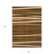 Homeroots 5' X 8' Brown Copper And Beige Striped Washable Indoor Outdoor Area Rug 597356 - alternate 3
