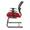 Space Seating 55 Series Professional AirGrid Back Visitors Chair, Red 5505-9 - alternate 2