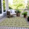 Homeroots 3' X 5' Artichoke Green Gray And Ivory Moroccan Washable Indoor Outdoor Area Rug 594292 - alternate 6