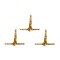 Homeroots Set of Three Gold Resin Diving Man Hanging Dimensional Sculpture, 3PK 332362 - alternate 3