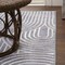Jonathan Y Ariana MidCentury Art Deco Striped Arches Two-Tone High-Low Blue/White 2 ft. x 8 ft. Runner Rug SND100C-28 - alternate 5