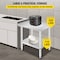 Vevor Stainless Steel Work Prep Table Commercial Worktable Food Prep 24x30x31in GZT76*60*80 - alternate 3