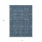 Homeroots 3' X 5' Blue And Black Floral Washable Indoor Outdoor Area Rug 564305 - alternate 4