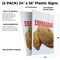 Signmission Empanadas, Plastic Signs Only 24 Inch x 36 Inch, Corrugated Plastic, 2PK CSB-2436-2PACK-Empanadas - alternate 2