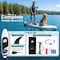 Serenelife Free Flow Paddleboard Sup - Stand Up Water Paddle-Board 11 ft Ft. SLSUPB08 - alternate 3